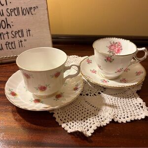 Vintage Tea Cup & Saucer Sets Royal Stafford